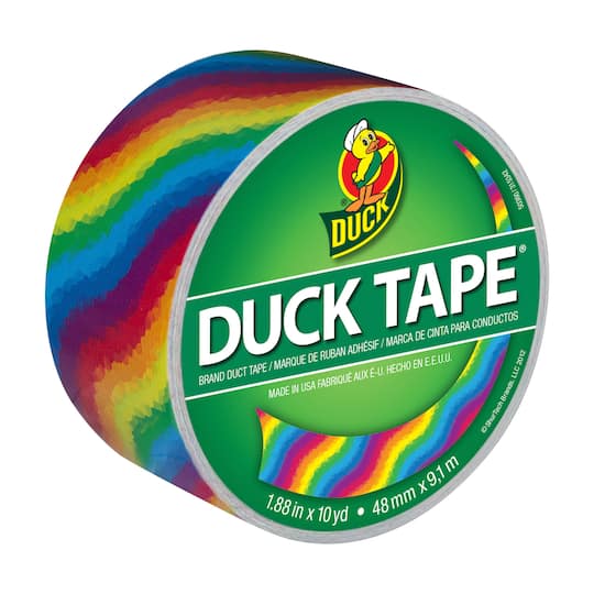 Duck Tape&#xAE; Rainbow Patterned Brand Duct Tape